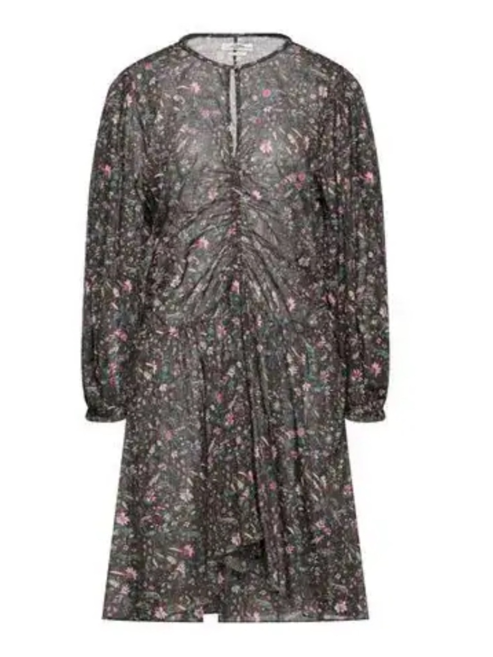 Isabel Marant Etoile Black Midi Cotton Dress Sz 42 - Picture 11 of 11